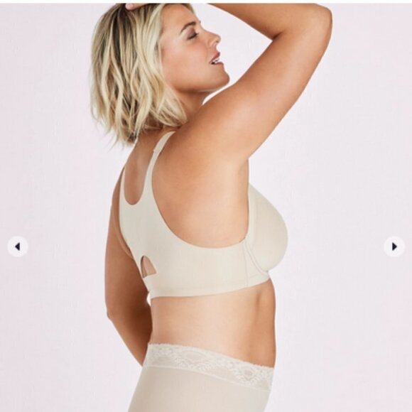 Bali One Smooth U Posture Boost With EverSmooth Back Underwire Bra, 44D - Picture 4 of 4